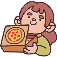 Pizza news icon