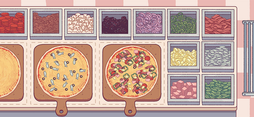 I Like Pizza em Jogos na Internet